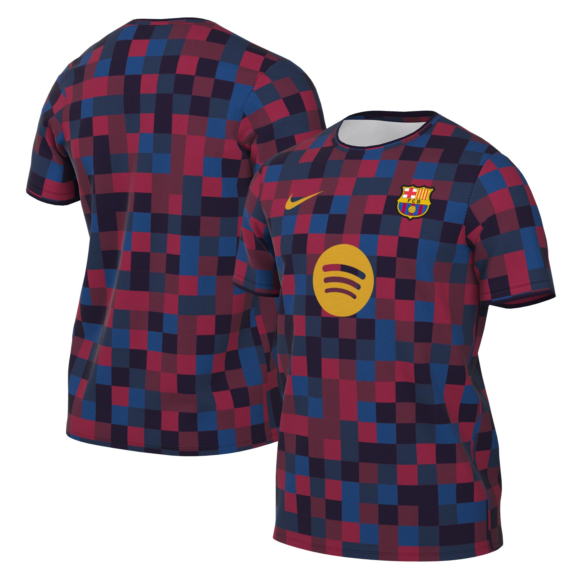 [SJH] Barcelona 2026/27 Home Pre-Match Jersey Top - Garnet