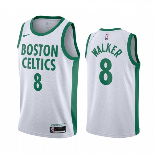 BOS White Nike B. Celtics #8 NBA Jersey NBA Fan Apparel Game Day Wear