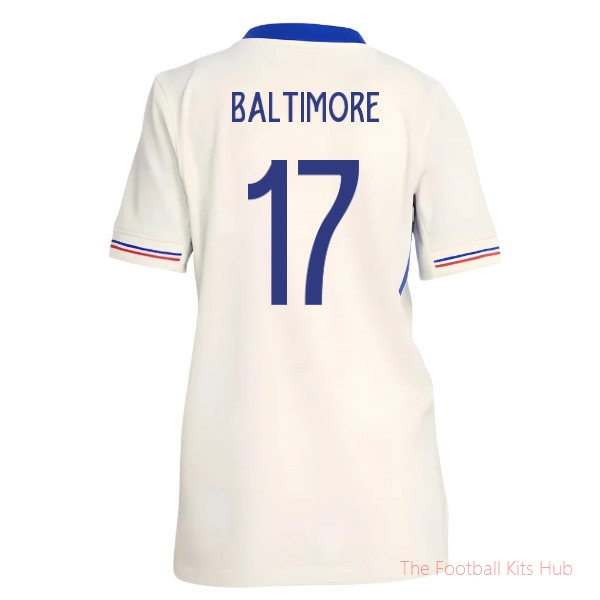 2025-2026 France Womens Team Away Shirt (Kids) (Baltimore 17)