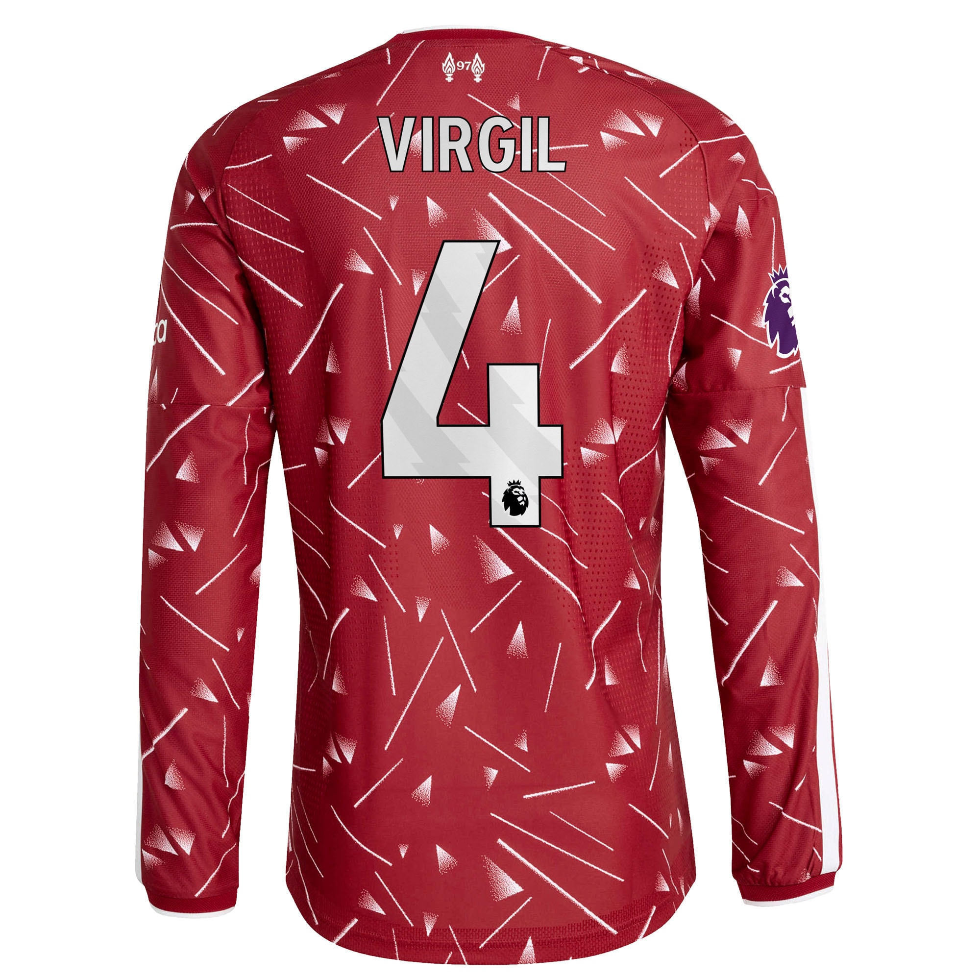 [JED] Virgil van Dijk Liverpool 2026/27 Home On-Field Authentic Long Sleeve Jersey - Red