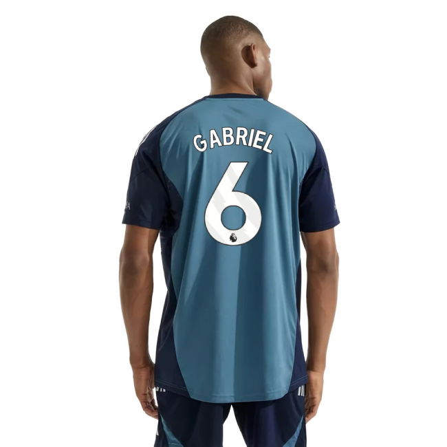 Arsenal Training Football Shirt 2025-20 - Gabriel 6 L S