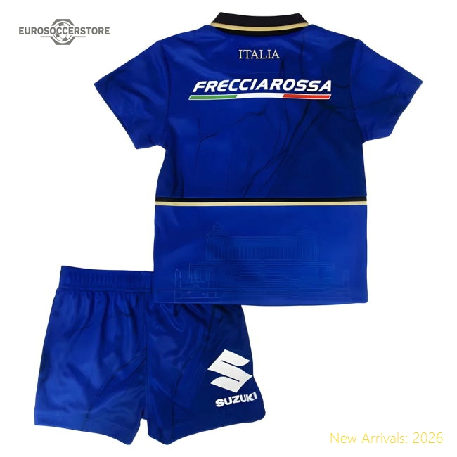 Italy Children 2025 Home Jersey Shirt Football Fan Match Day Essential
