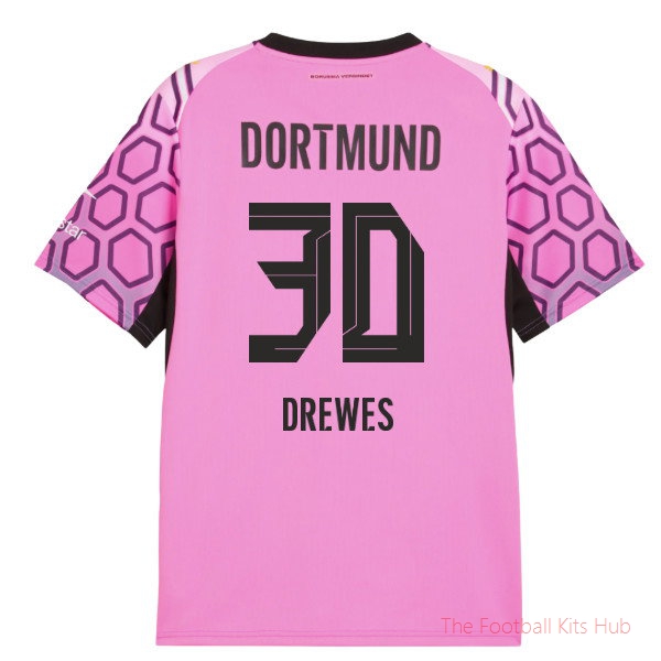 Borussia Dortmund Away 2026-2027 Goalkeeper Shirt (Drewes 30)