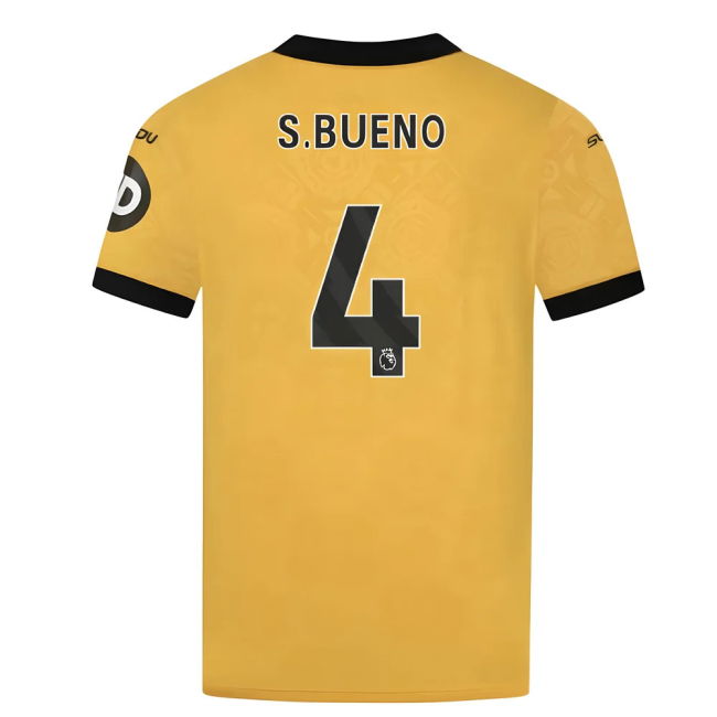 Official Wolves 2025-2026 Home - Epl - Fan Gear - Professional Grade