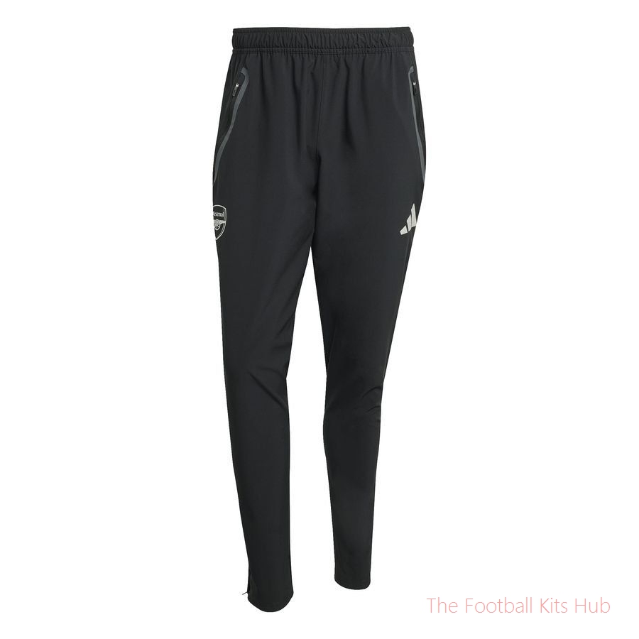 Arsenal Training Trousers Tiro 25 Competition Vis Tech Travel - Black