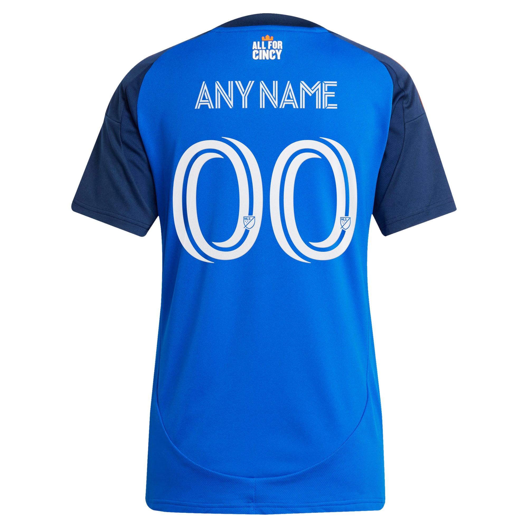 [SJH] FC Cincinnati Women's 2025 Orange and Blue Legacy Kit Replica Custom Jersey - Blue