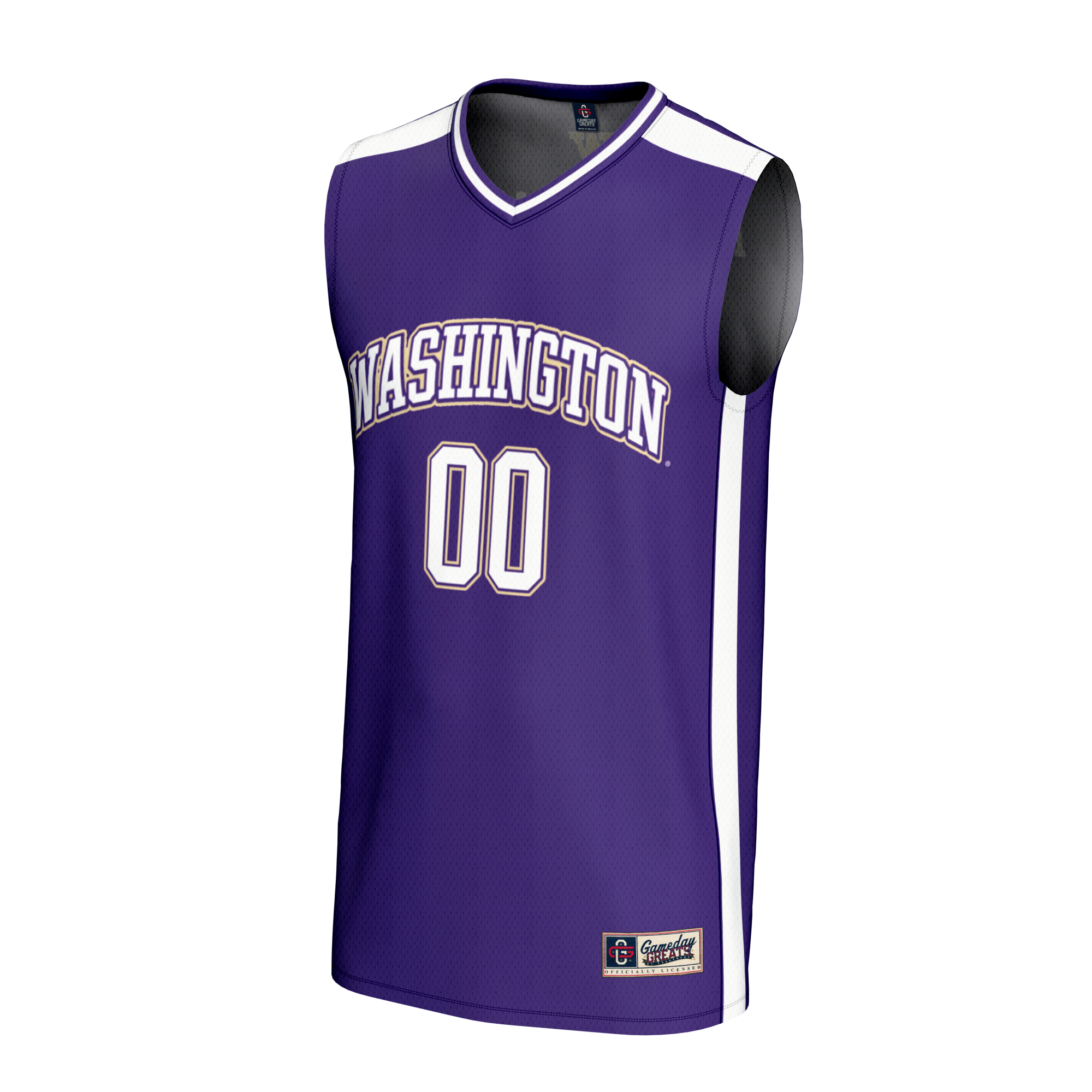 [DDG] Washington Huskies GameDay Greats Youth NIL Pick-A-Player Lightweight Men's Basketball Fashion Jersey - Purple