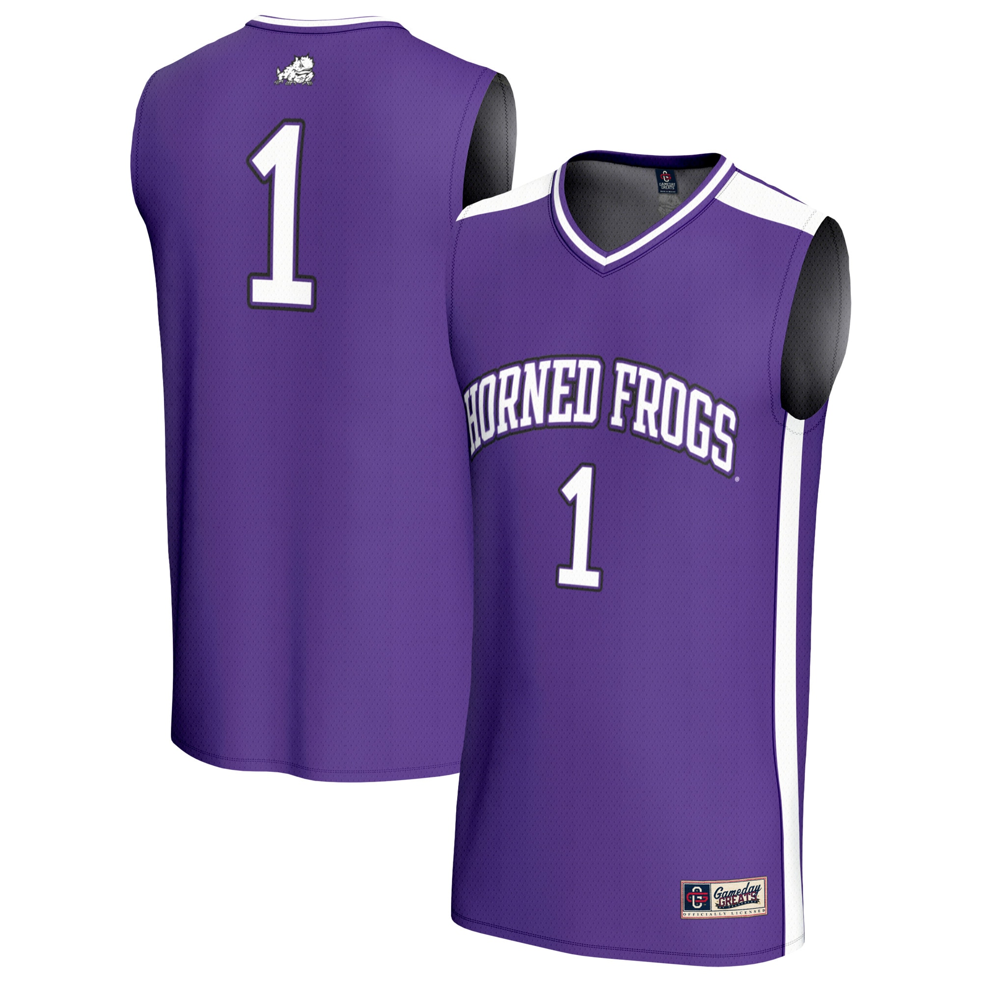 [DDG] Women's TCU Horned Frogs GameDay Greats Lightweight Collegiate Basketball Fashion Jersey - Purple