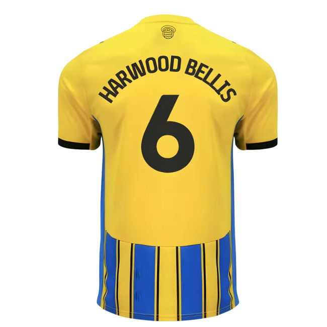 2025-2026 Southampton Away Rare Authentic Jersey Breathable Harwo#981