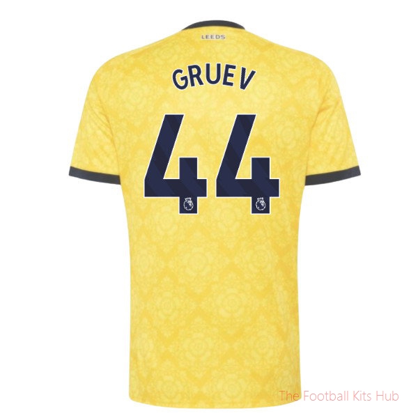 Leeds United 2026-2027 Away Shirt Gruev #44 National Team Jersey