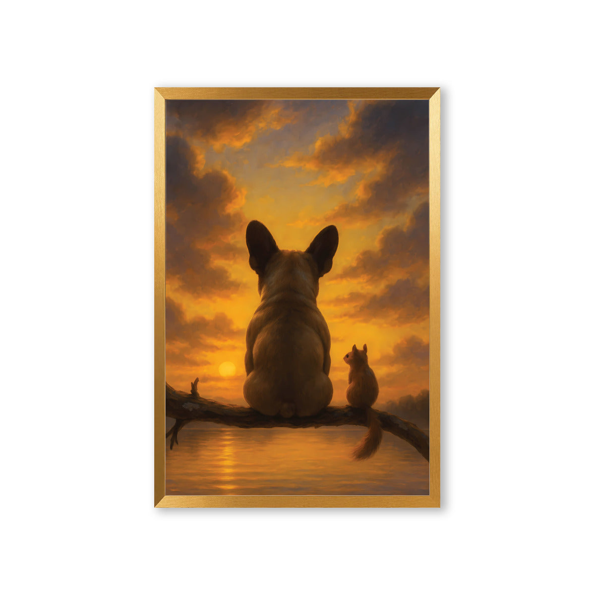 Stylish Chauncey - Vertical Framed Poster • Wall Decoration for Casual