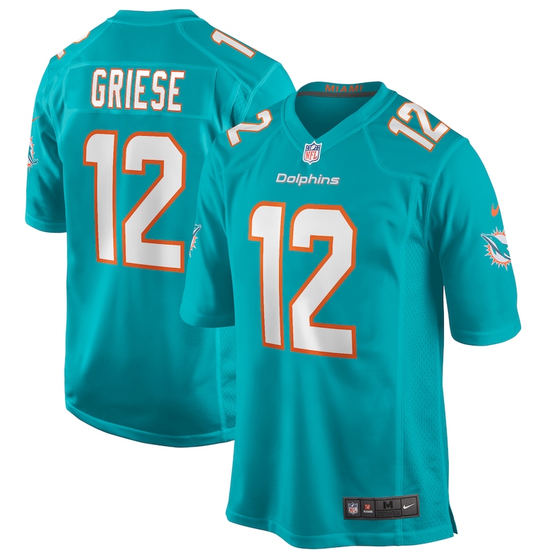 None Bob Griese Record-Breaker MIA Dolphins Top-Grade Jersey