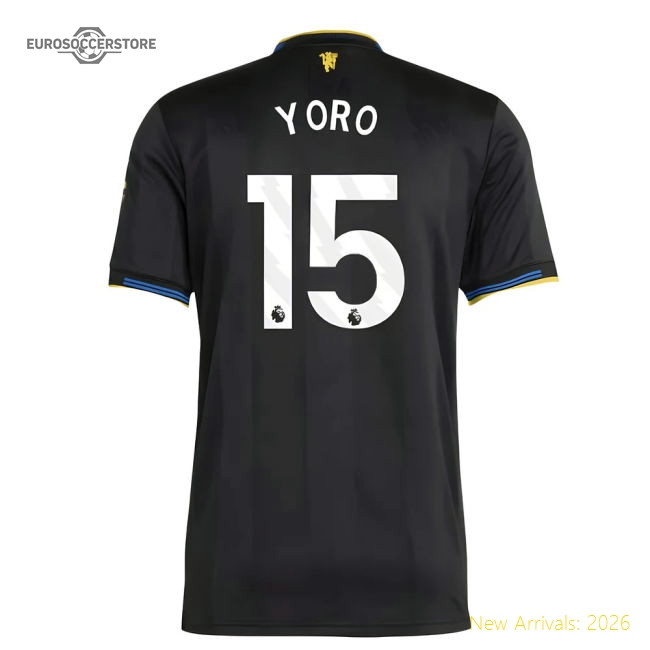 Official 2025-2026 Man Utd Authentic Third Shirt (yoro 15) - Premium