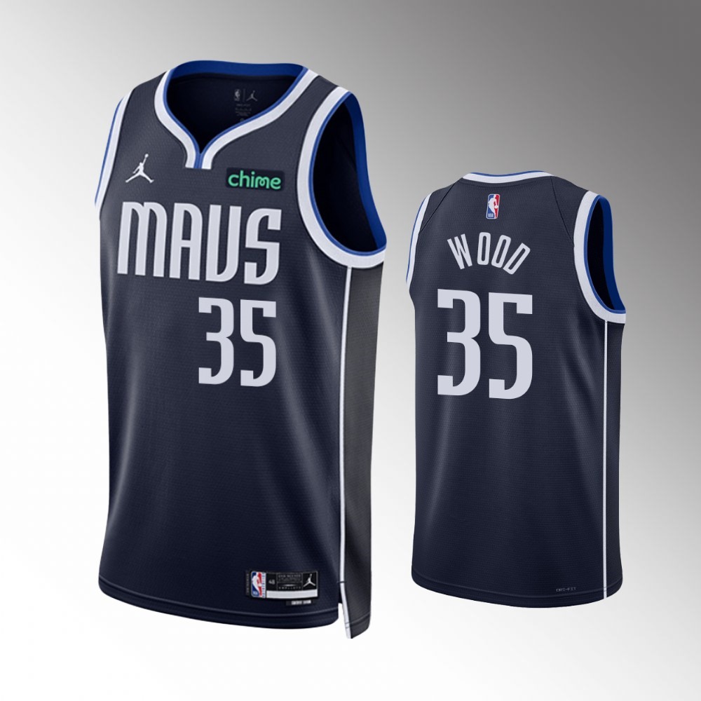 Limited Edition Dallas Mavericks 35 Navy Jersey - - Basketball Fan Gear
