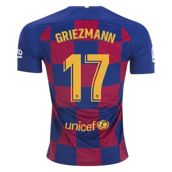 201920 Barcelona Griezmann Home Jersey - Official Replica 5970