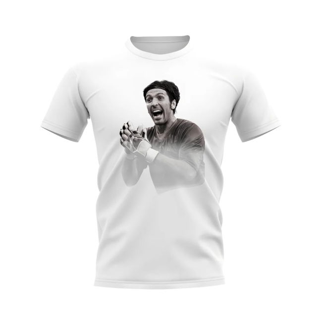 Gigi Buffon Legend T-Shirt (White) Oranje Premium Official