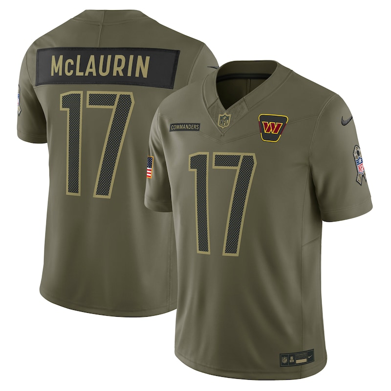 None Terry McLaurin Fan Favorite WAS Commanders High-Quality Jersey