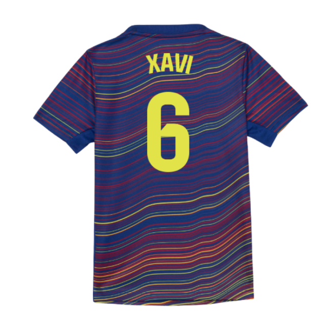 Barcelona Pro Home Kids (xavi 6) Jersey Moisture-wicking