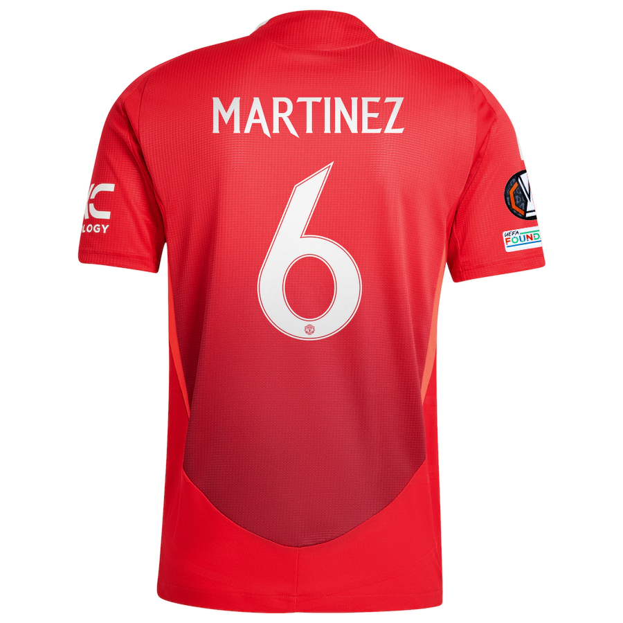 Manchester United Martinez 2024-2025 UEL Home Jersey – Authentic Shirt