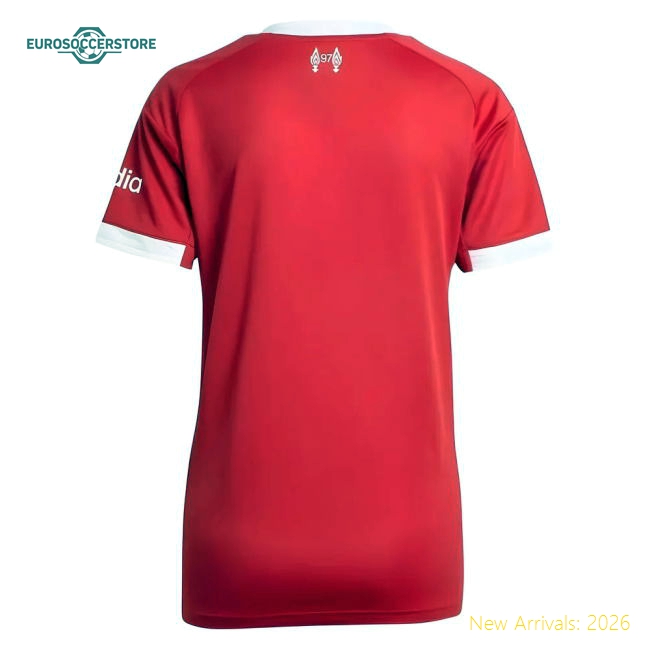 2025-2026 Liverpool Home Fan Version Womens Shirt Football Fan Apparel