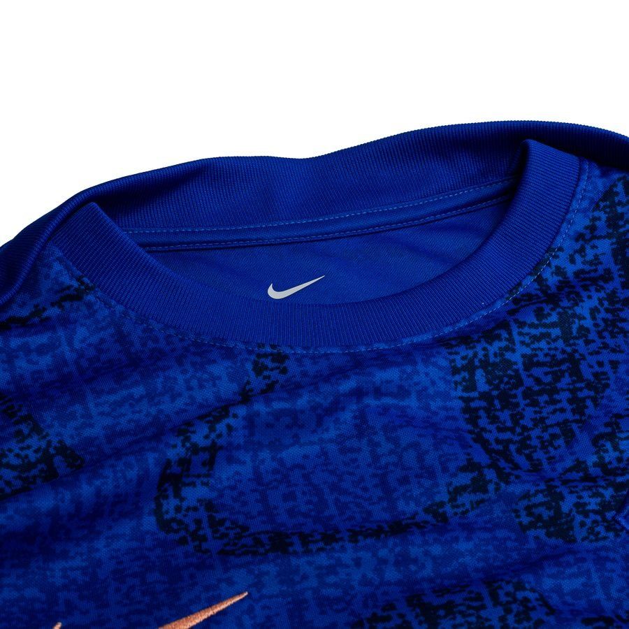 France Training T-Shirt Dri-FIT Academy Pro Pre Match Women's EURO 2025 - Lyon Blue/Bright Blue/Light Madder Root Women