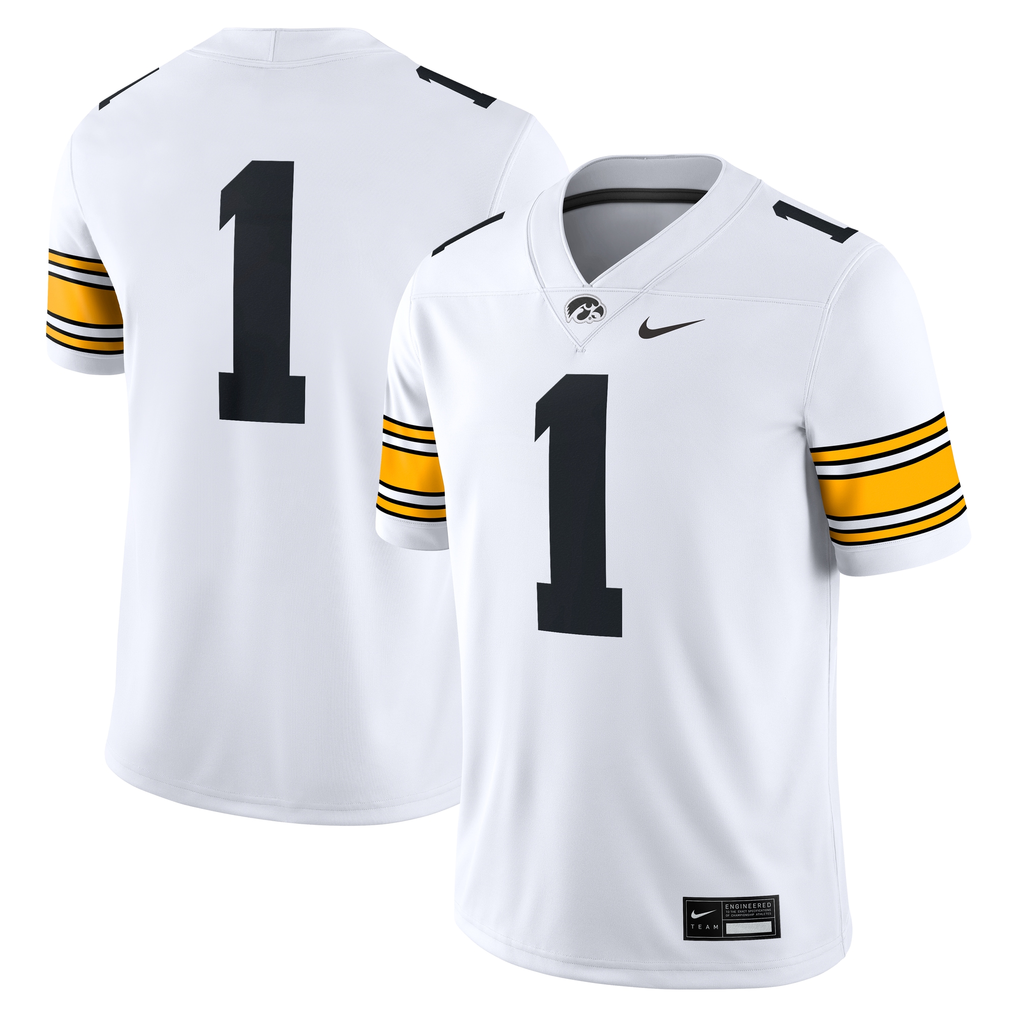 [NJP] Iowa Hawkeyes Game Jersey - White