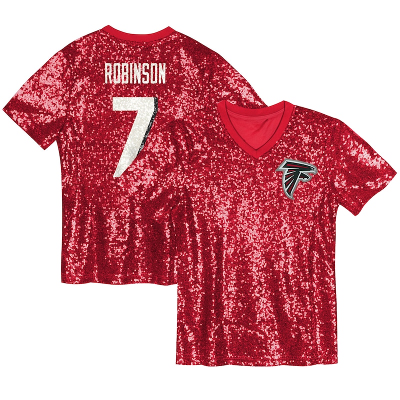 None Bijan Robinson ATL Falcons Powerful Authentic Jersey Game Day Wea