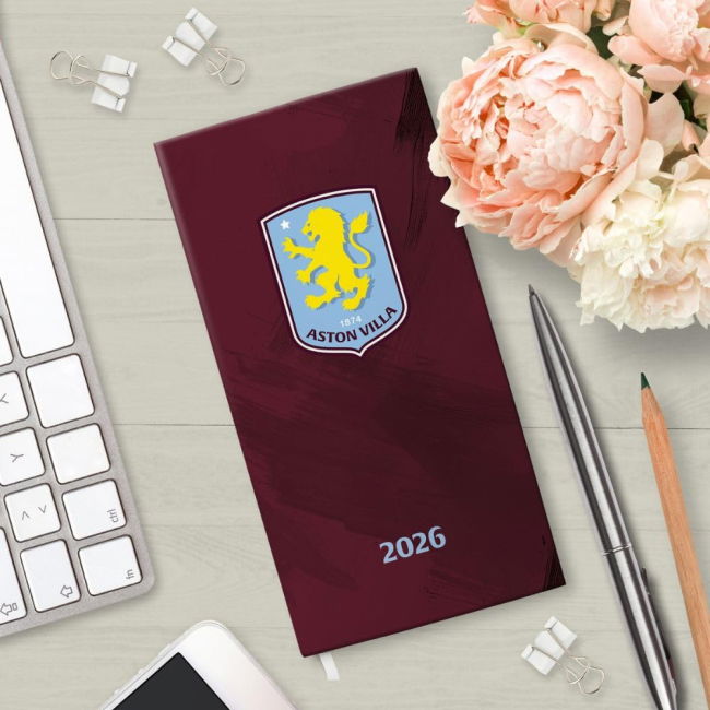 Diary 2026 Elite Style Aston Villa Home Professional Jersey 2025-2026