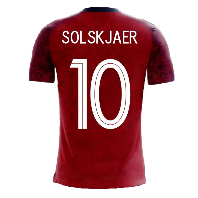SOLSKJAER 10 Match Worn Style Norway Home Elite Kit 2025-2026 (3)