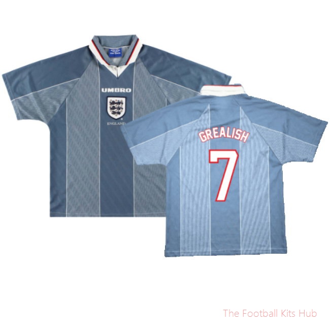 England 1995-97 Away (XL) (Excellent) (Grealish 7)