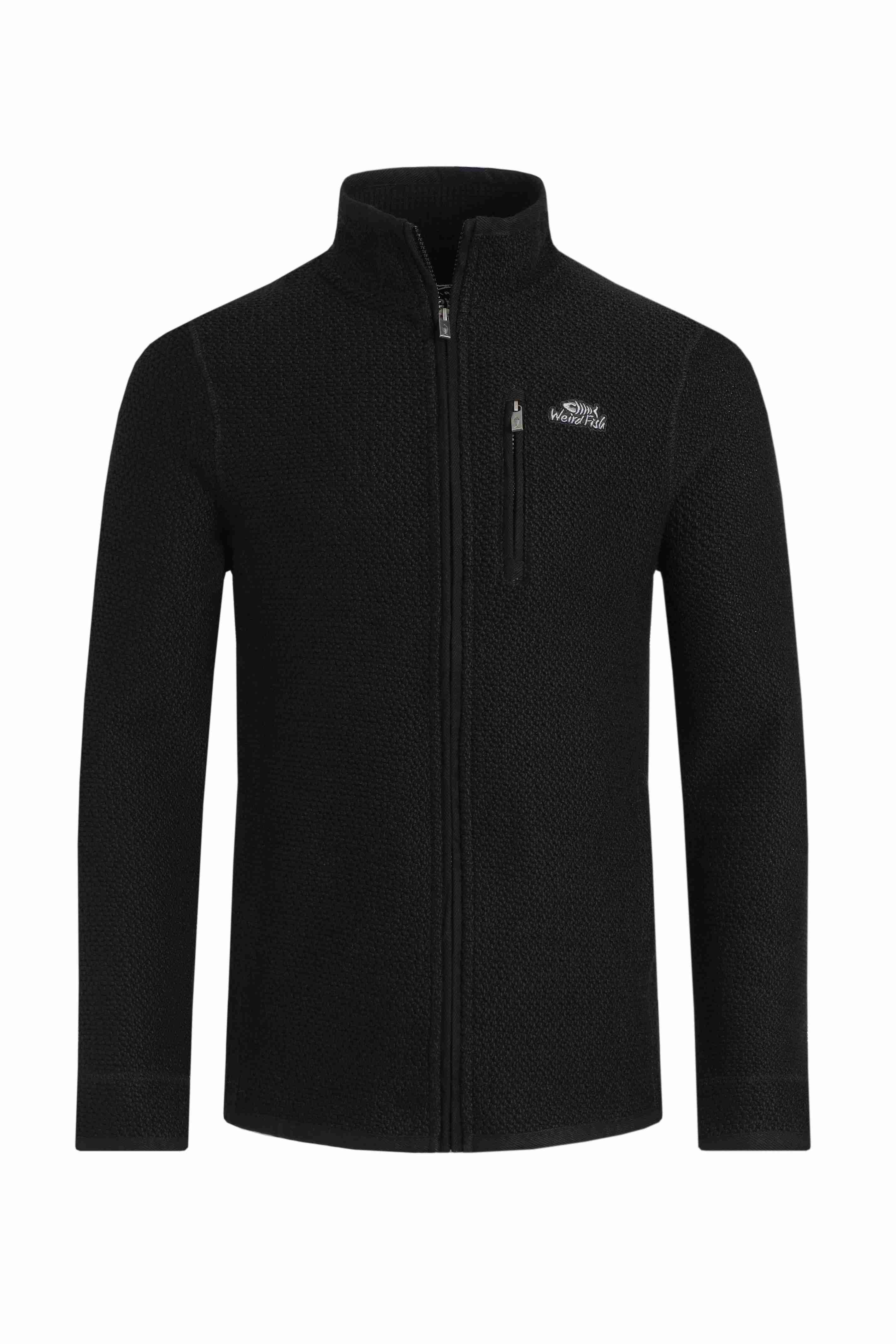 Transom Full Zip Macaroni Sweatshirt Black