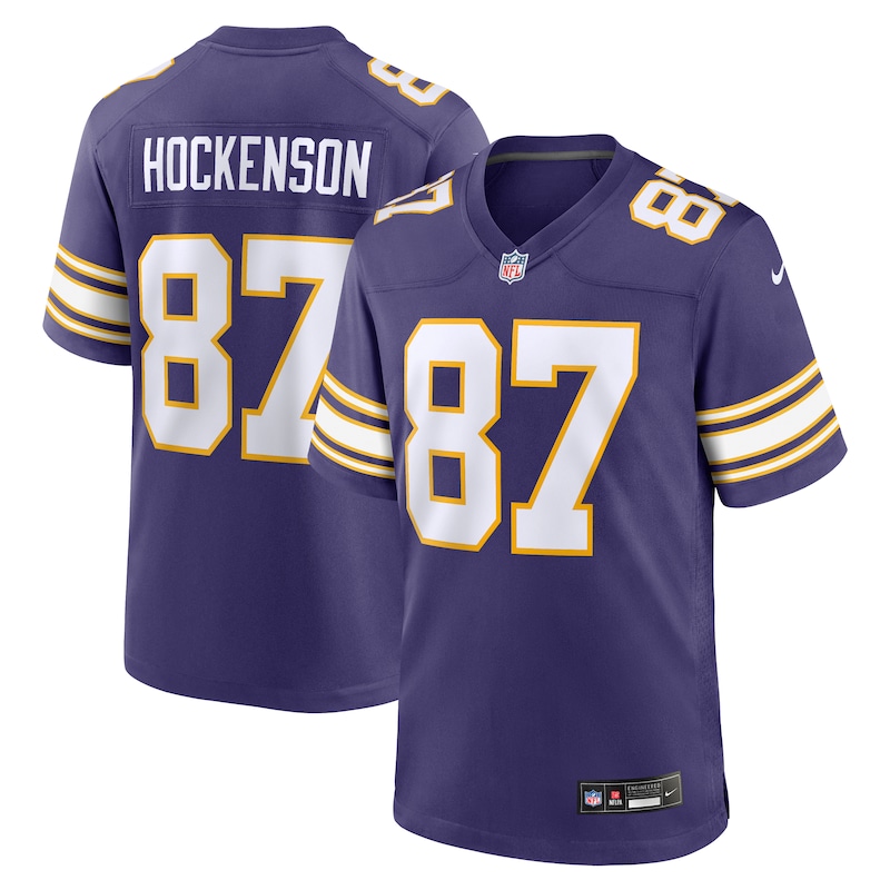 None T.J. Hockenson Minnesota Vikings Iconic Game-Day Essential