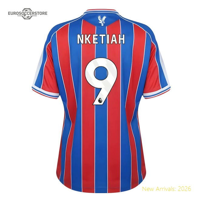 2025-2026 Crystal Palace Home Shirt (Womens) (Nketiah 9)