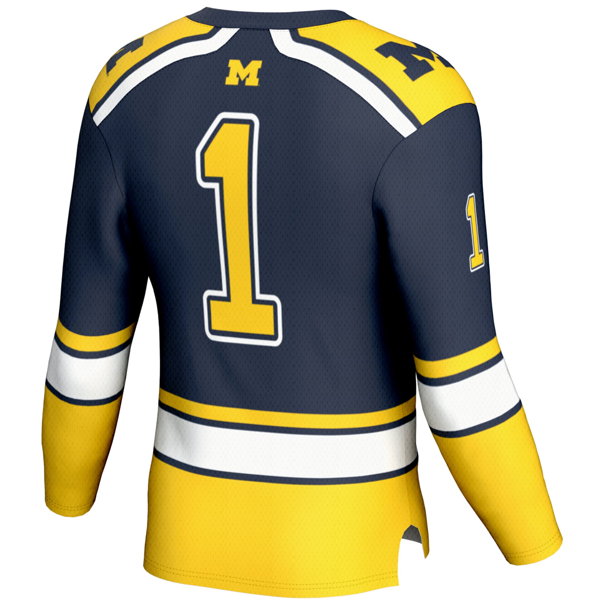 [NJP] Michigan Wolverines GameDay Greats Hockey Jersey - Navy