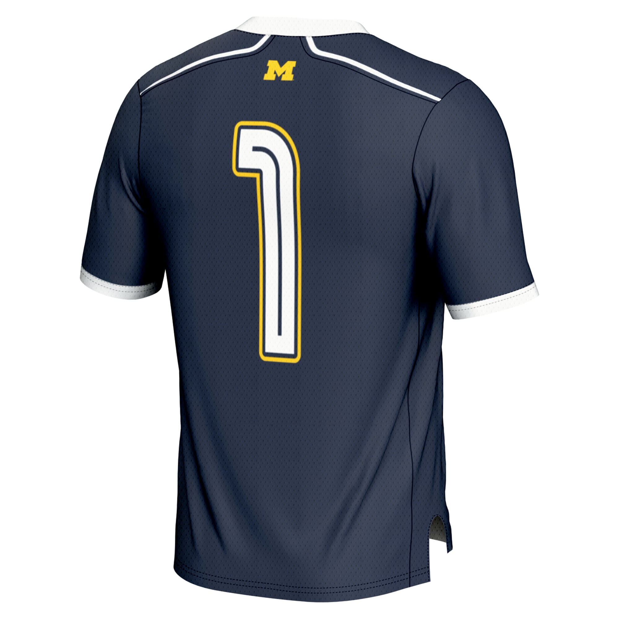 #1 Michigan Wolverines GameDay Greats Youth Lightweight Lacrosse Fashion Jersey - Navy