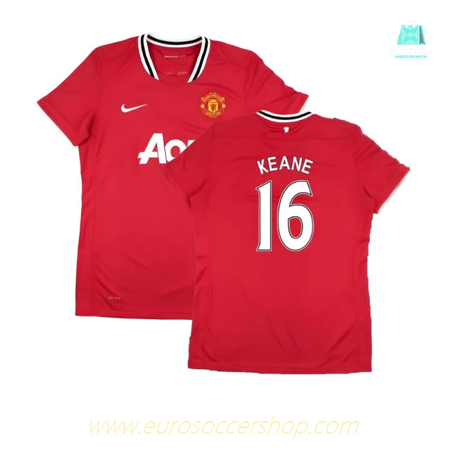 Manchester United 2011-12 Home Shirt (Women\'s) ((Very Good) M) (KEANE 16)