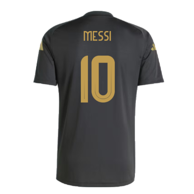 Athletic 2024-2025 Argentina Pre-Match Shirt (Black) (Messi 10)