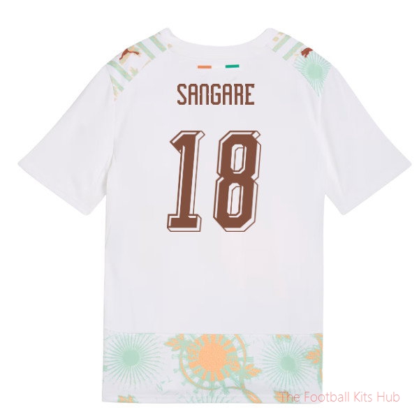 2026-2027 Ivory Coast Away Shirt (Kids) (Sangare 18)