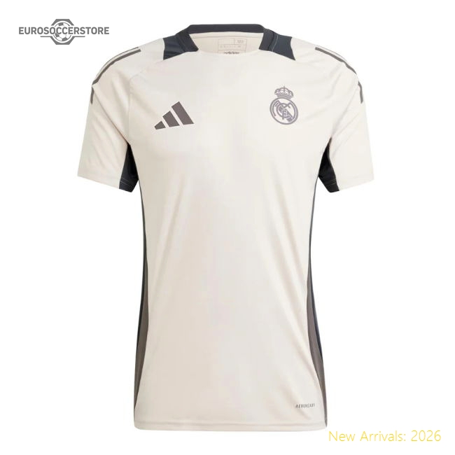 Popular 2024-2025 Real Madrid Eu Training Jersey (Putty Mauve)