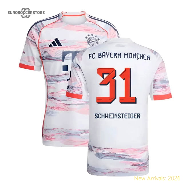 Elite Bayern Munich Away Schweinsteiger Jersey Lightweight