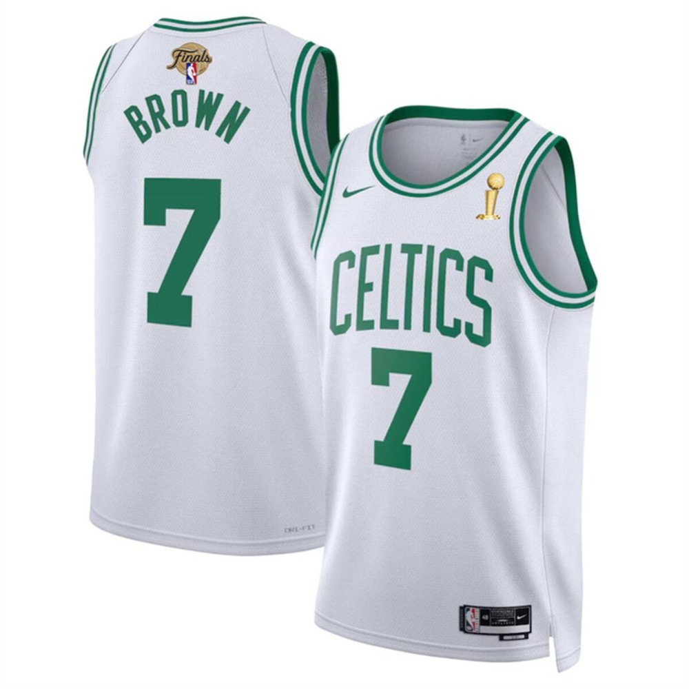 Durable Boston Celtics 7 White Jersey - - Basketball Fan Gear