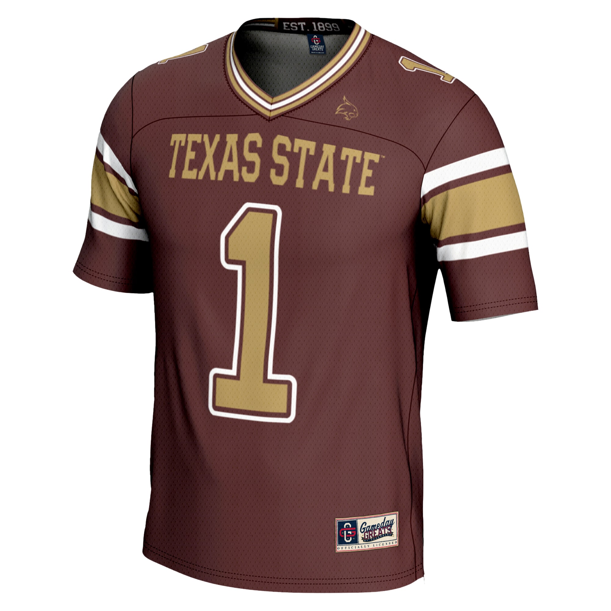 Texas State Bobcats #1 Football Jersey - Maroon | Stadium Series 2026