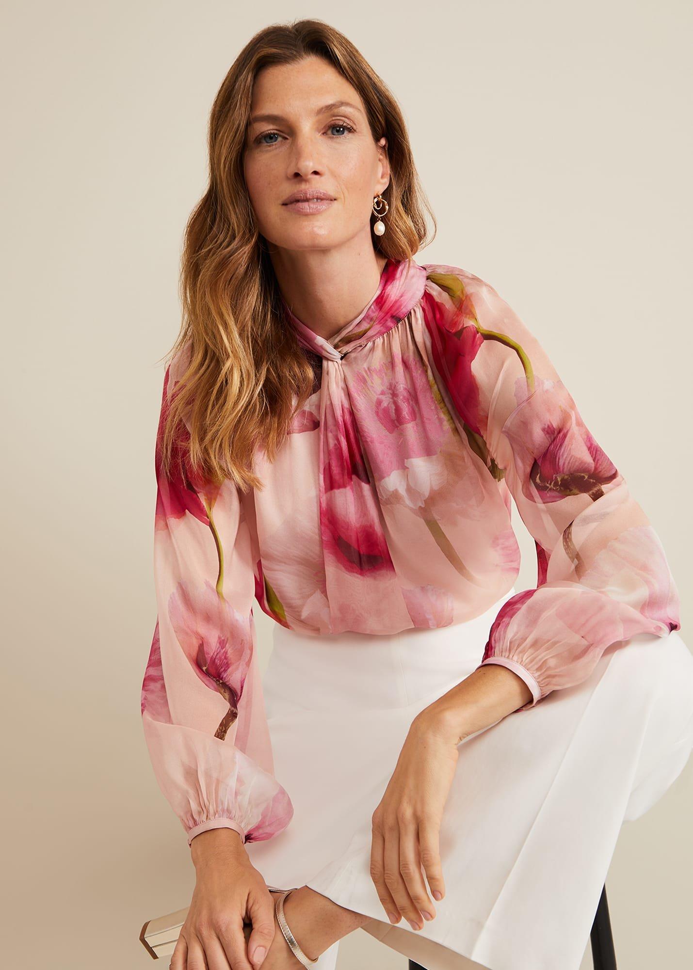 Poppy Silk Blouse