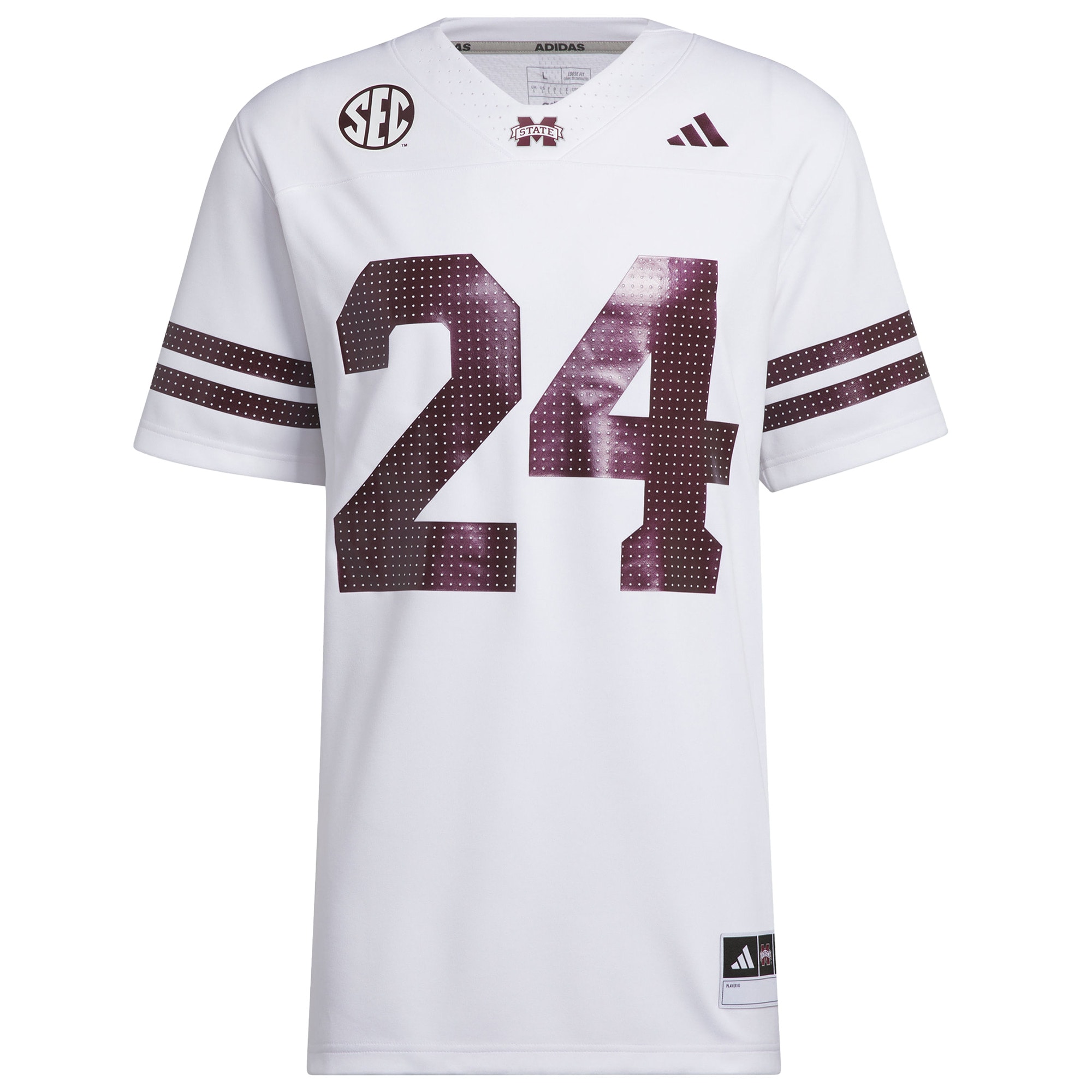 [NJP] Mississippi State Bulldogs White Out Jersey - White