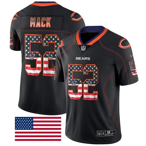 NFL CHI Bears #52 Khalil Mack Limited Black Jersey - Fan Favorite