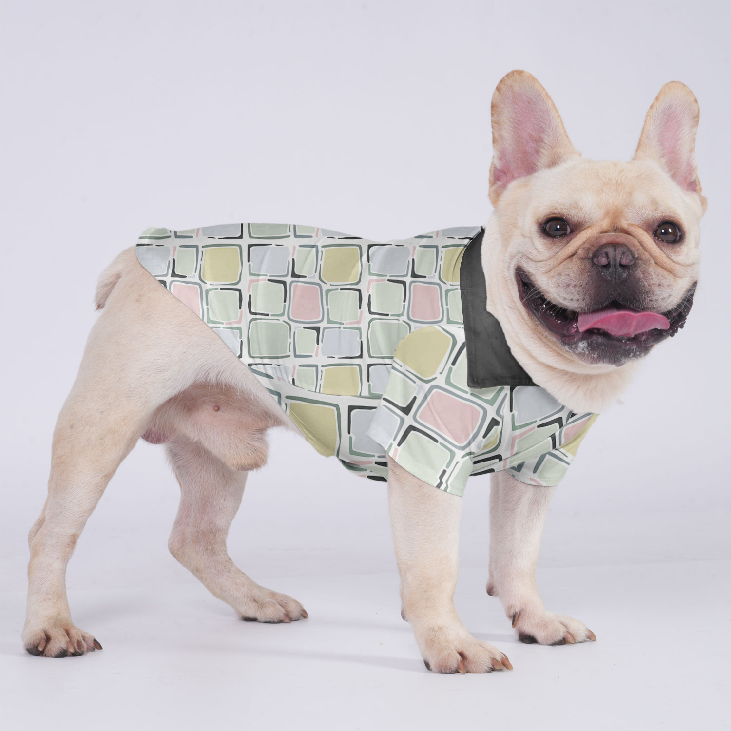 Jake - Stylish Hawaiian Shirt For Frenchies Pet Owner Apparel