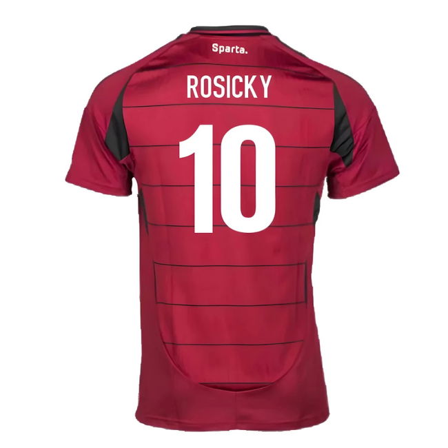 2024-2025 Home Jersey Sparta Prague Rosicky 10 Season Collection