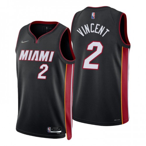 Nike Heat Black Miami Heat #2 Jersey - Discounted Premium Quality