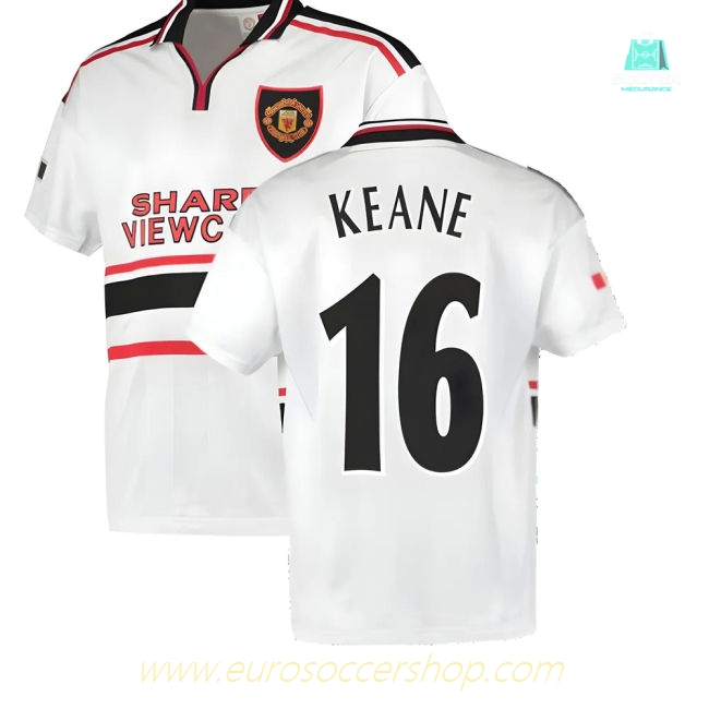 1999 Manchester United Away Football Shirt (KEANE 16)