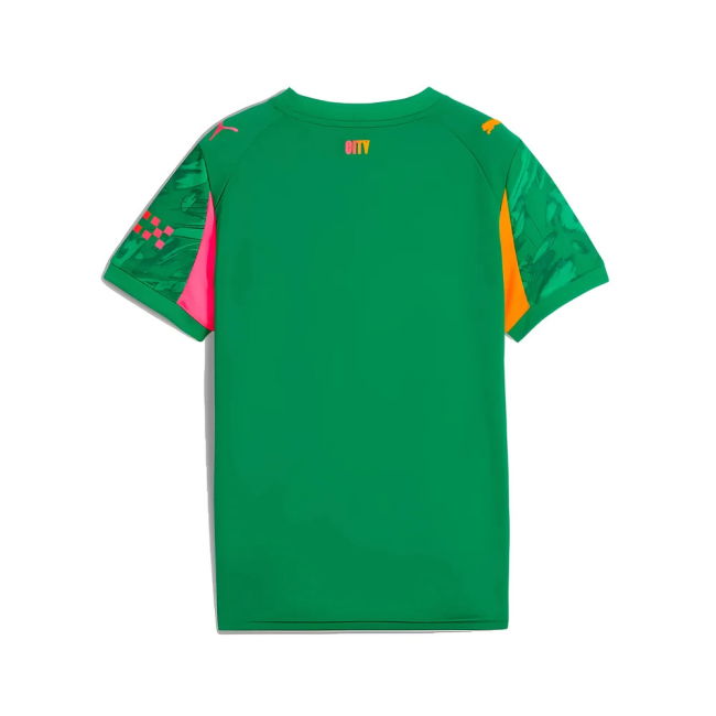 2025-2026 Man City Shirt (Green) - Kids (Trafford 1) (Green)